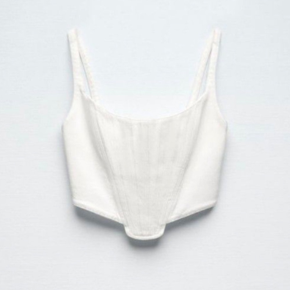 Zara Corsetry top - Denim corset REF: 6929 / 021 / 251